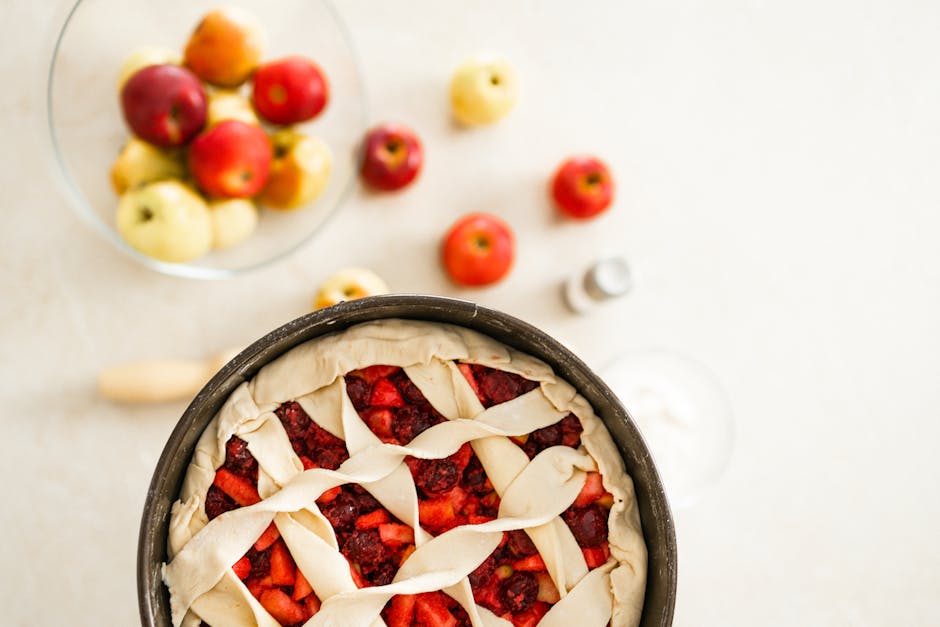 Tarte aux pommes rustique