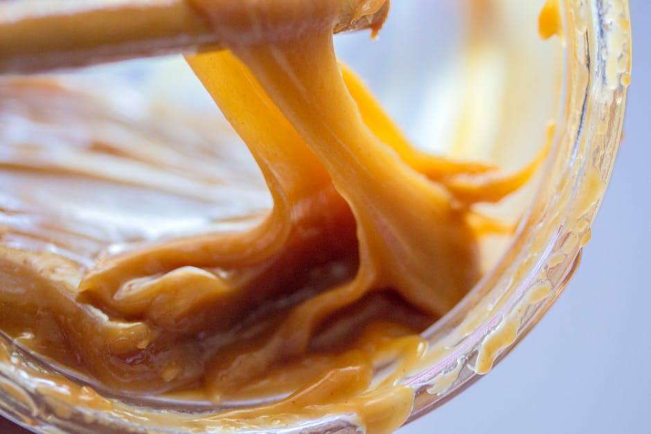 Sauce caramel coulante et dorée