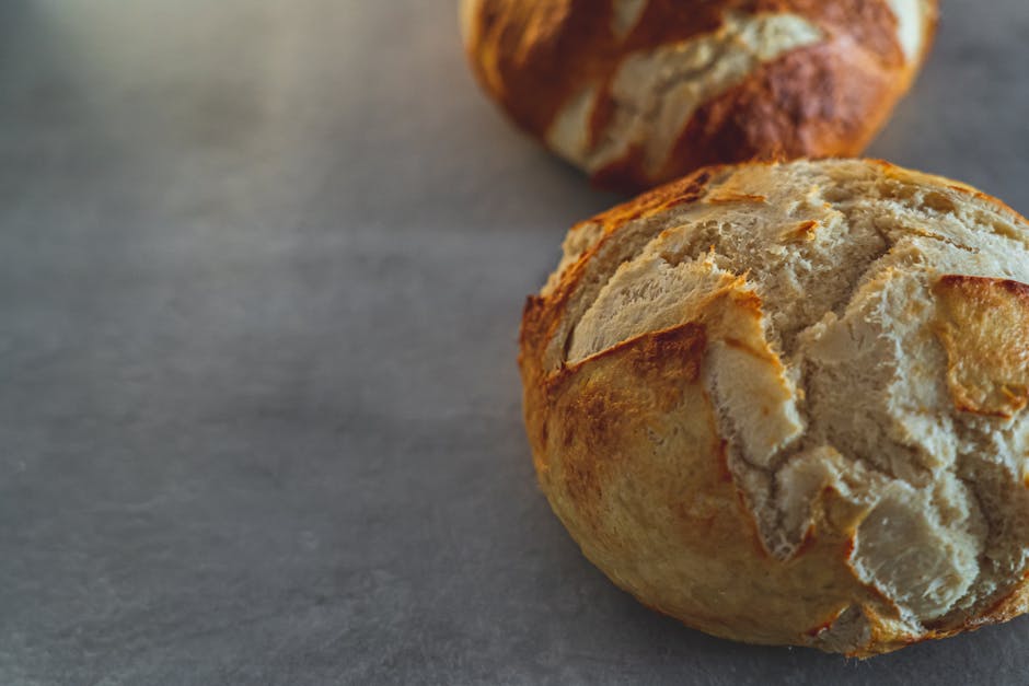 Pain artisanal à la croûte dorée