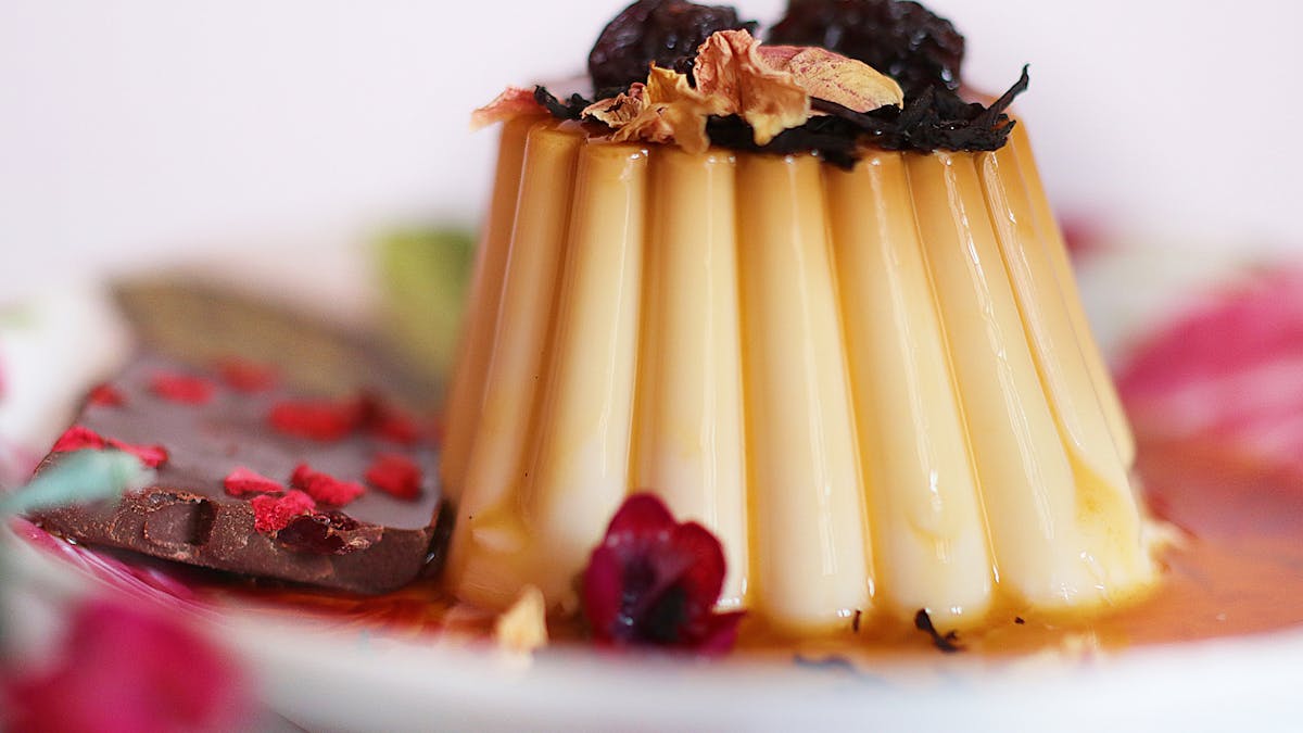 Petits pots de crème au caramel beurre salé avec fleur de sel
