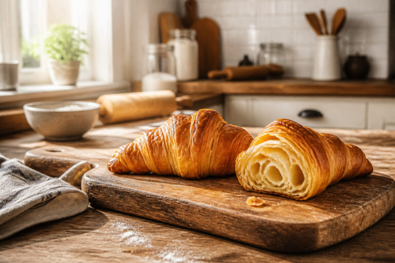 Croissants dores faits maison