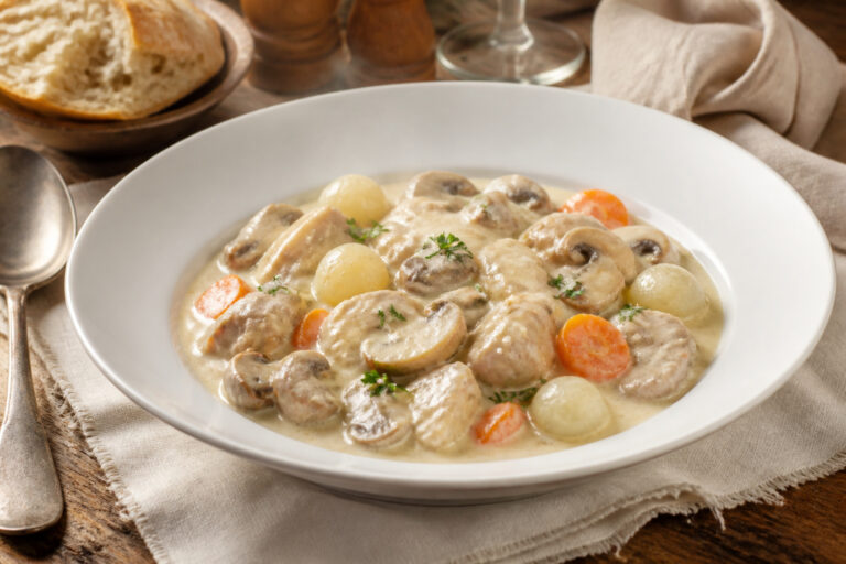 Blanquette de veau cremeuse et reconfortante