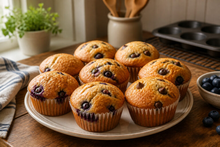 Muffins maison dores et moelleux
