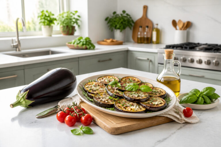 Aubergines cuisinees fraicheur et simplicite
