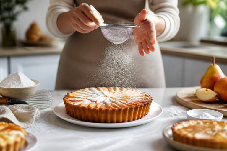 Douceur patissiere sous un voile de sucre glace