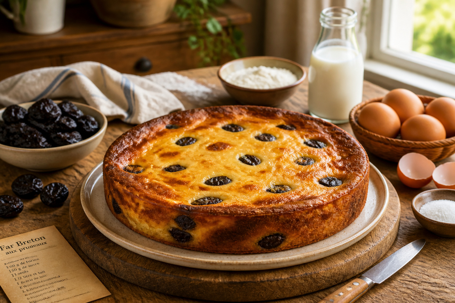 Far breton aux pruneaux un delice fait maison